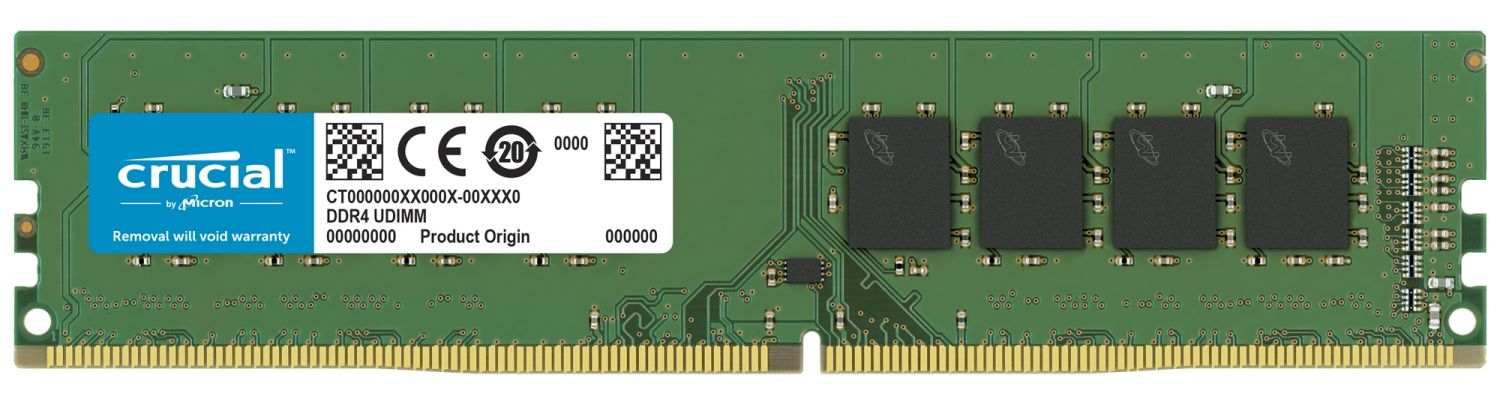 Crucial DDR4 UDIMM RAMメモリモジュール