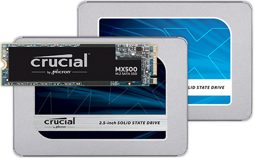 Crucial SSDファミリーの画像